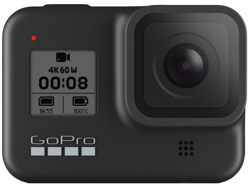ヘッドホン GoPro HERO8 BLACK GoPro Hero 8 Black 12MP 4K60 Wi-Fi Bluetooth GPS - à Prova de Água